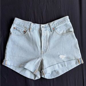 Levi's 501 Blue Jean Shorts Classic Denim NWOT